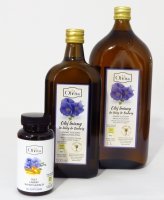 Olej lniany do diety Dr Budwig Ol'Vita - OMEGA - 3